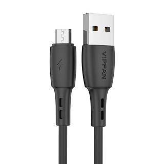 Kábel USB na Micro USB Vipfan Racing X05, 3A, 1 m (čierny)