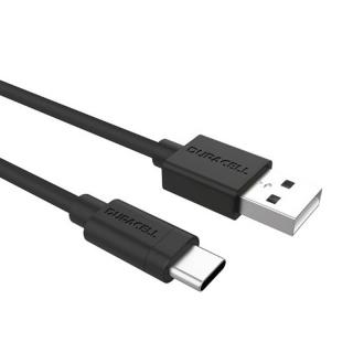 Kábel USB na USB-C 3.0 Duracell 1 m (čierny)