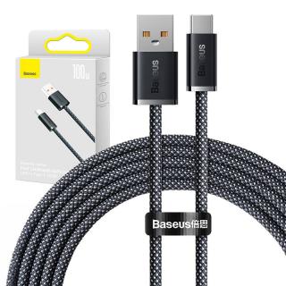 Kábel USB na USB-C Baseus Dynamic Series, 100 W, 2 m (čierny)