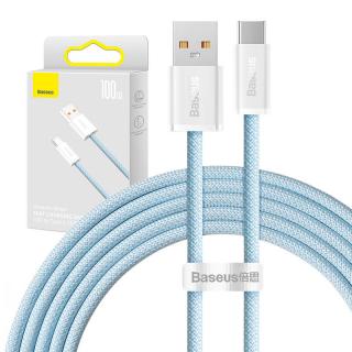 Kábel USB na USB-C Baseus Dynamic Series, 100 W, 2 m (modrý)