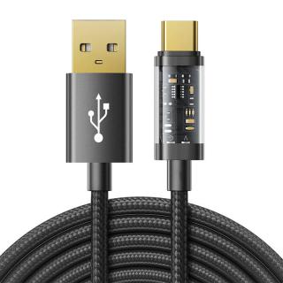 Kábel USB na USB-C Joyroom S-UC027A12 3A, 1,2 m (čierny)