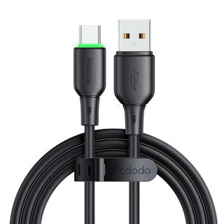 Kábel USB na USB-C Mcdodo CA-4751 s LED svetlom 1,2 m (čierny)