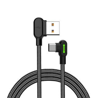 Kábel USB na USB-C Mcdodo CA-5280 LED, 0,5 m (čierny)