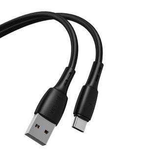 Kábel USB na USB-C Vipfan Racing X05, 3A, 2 m (čierny)