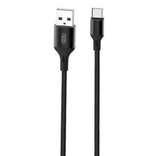 Kábel USB na USB-C XO NB143, 1 m (čierny)