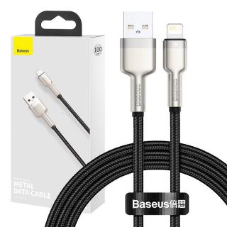 Kábel USB pre Lightning Baseus Cafule, 2,4 A, 1 m (čierny)