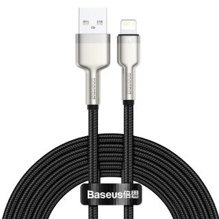 Kábel USB pre Lightning Baseus Cafule, 2,4 A, 2 m (čierny)