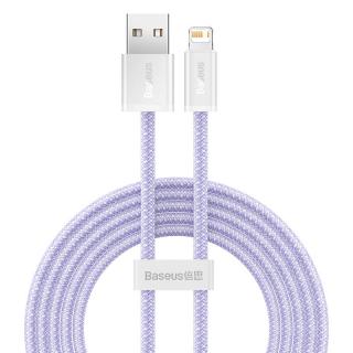 Kábel USB pre sériu Lightning Baseus Dynamic 2, 2,4 A, 2 m (fialový)