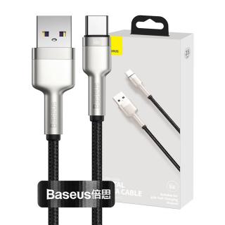 Kábel USB pre USB-C Baseus Cafule, 66 W, 0,25 m (čierny)