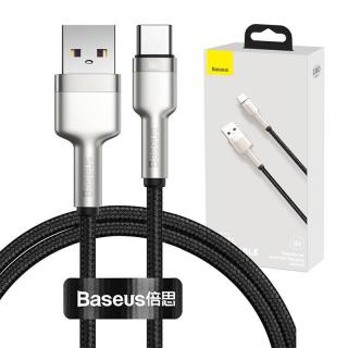 Kábel USB pre USB-C Baseus Cafule, 66 W, 1 m (čierny)