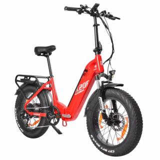 KAISDA K20F Elektrobicykel - červený  + Zámok na kolobežku zadarmo