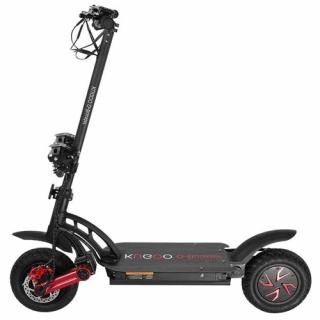 KUGOO G-Booster elektrická kolobežka s dvojitými motormi a sedadlom - čierna  + Zámok na kolobežku zadarmo