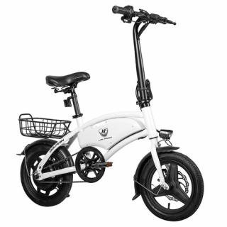 LAIFOOK Dolphin skladací elektrický bicykel - biely  + Zámok na kolobežku zadarmo