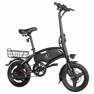 LAIFOOK Dolphin skladací elektrický bicykel - čierny  + Zámok na kolobežku zadarmo