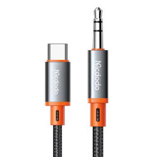 Mcdodo CA-900 Kábel USB-C na 3,5 mm AUX mini jack, 1,8 m (čierny)
