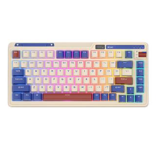 Mechanická klávesnica Royal Kludge KZZI K75 pro RGB, Moment Switch (retro modrá)