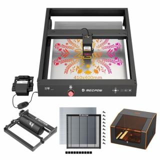 Mecpow X4 22W Laser Graver + FC1 Kryt + H44 Lôžko + Valec