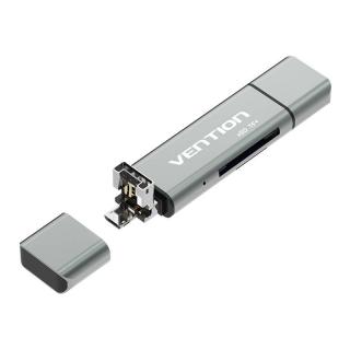 Multifunkčná čítačka kariet USB2.0 Vention CCJH0 Gray