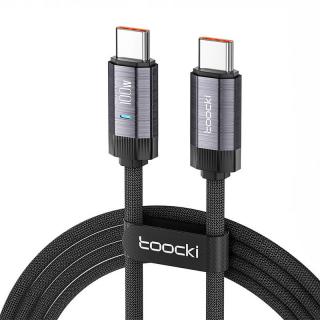 Nabíjací kábel Toocki USB C-L, 1 m, 20 W (čierny)