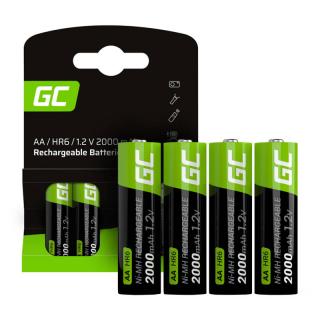 Nabíjacie batérie Green Cell Sticks 4x AA HR6 2000 mAh