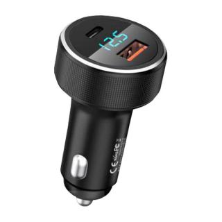 Nabíjačka do auta USB, USB-C Remax RCC215, 58,5W (čierna)