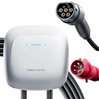 Nabíjačka VDL POWER EC50 EV 11 kW s ovládaním APP, 5 m kábel typu 2, IP65, IEC 62196-2