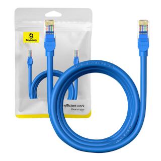 Okrúhly kábel Baseus Ethernet RJ45, Cat.6, 3 m (modrý)
