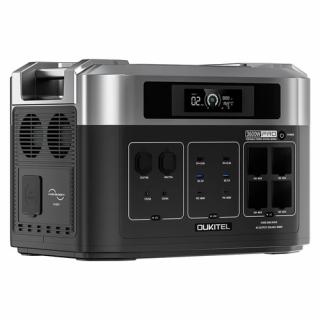 OUKITEL BP2000 Pro Portable Power Station, 2048Wh to 16384Wh LiFePO4 Battery, 3600W AC Output, 2000W UPS -lt; 10ms, Smart App Control