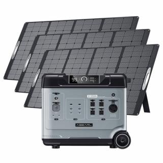 OUKITEL P5000 Pro + 3 x PV400 400W Solárne Panely s 5120Wh Batériou a 4000W AC Výstupom