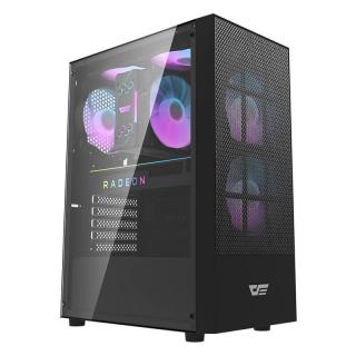 Počítačová skriňa Darkflash A290 + 3 ventilátory (čierna)