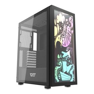 Počítačová skriňa Darkflash DK210 Graffiti (čierna)