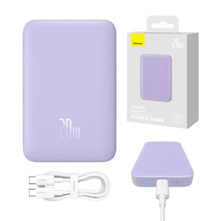 Powerbank Baseus Magnetic Mini 10000mAh 20W MagSafe (fialová)