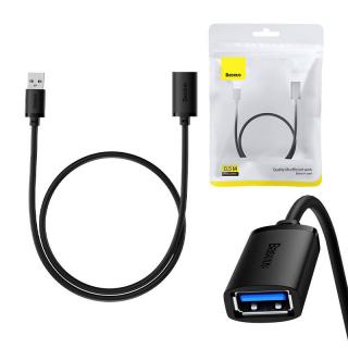 Predlžovací kábel USB 3.0 Baseus samec - samica, séria AirJoy, 0,5 m (čierny)