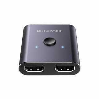 Prepínač BlitzWolf BW-HDC2 2 x 1 4K HDMI (sivý)