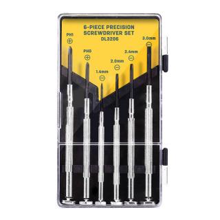 Presná sada skrutkovačov 6 ks Deli Tools EDL3206