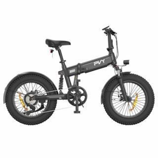 PVY Turbo Electric Bike 250W 48V 13Ah 20*4.0" 25km/h 100km Shimano 7-speed, disc brake, suspension  + Zámok na kolobežku zadarmo