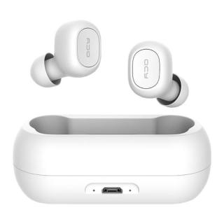 QCY T1C TWS Bezdrôtové slúchadlá Bluetooth V5.0 (biele)