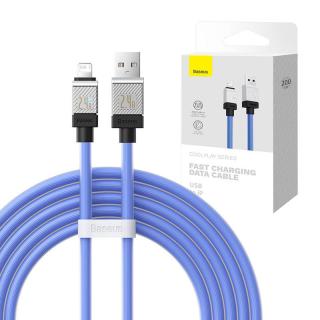 Rýchlonabíjací kábel Baseus USB-A na Lightning CoolPlay Series 2 m, 2,4 A (modrý)