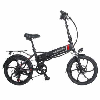 SAMEBIKE 20LVXD30 Elektrický Bicykel - Čierna  + Zámok na kolobežku zadarmo