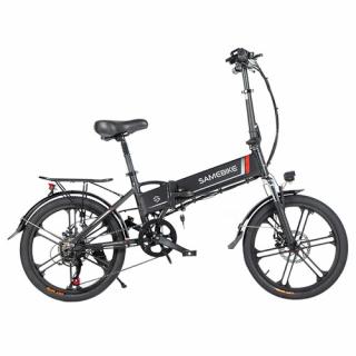 SAMEBIKE 20LVXD30-II Elektrický moped - čierna  + Zámok na kolobežku zadarmo