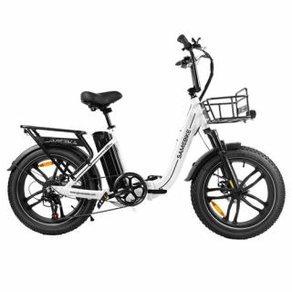 SAMEBIKE C05 Pro Elektrobicykel - Biely  + Zámok na kolobežku zadarmo