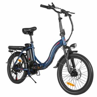 SAMEBIKE CY20 Elektrobicykel - Tmavomodrý  + Zámok na kolobežku zadarmo