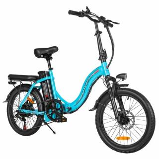 SAMEBIKE CY20 Skladací Elektrobicykel - Lake Blue  + Zámok na kolobežku zadarmo