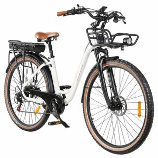 SAMEBIKE RS-A07 Elektrobicykel - biely  + Zámok na kolobežku zadarmo