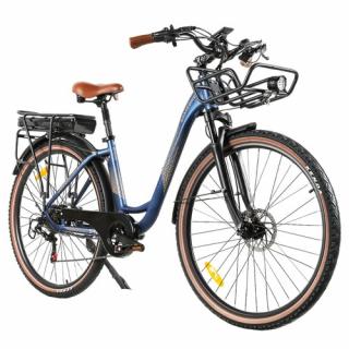 SAMEBIKE RS-A07 Elektrobicykel - Modrá  + Zámok na kolobežku zadarmo