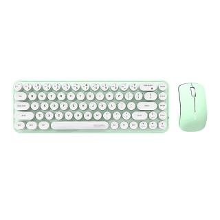 Set bezdrôtovej klávesnice a myši MOFII Bean 2.4G (bielo-zelená)