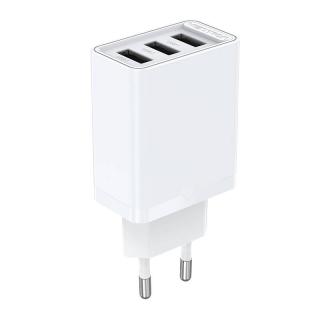 Sieťová nabíjačka 3x USB Vention FEAW0-EU, 2,4 A, 12 W (biela)