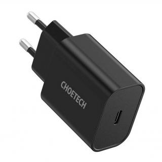 Sieťová nabíjačka Choetech Q5004 EU USB-C, 20 W (čierna)