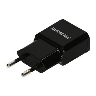 Sieťová nabíjačka Duracell USB, 2,1 A (čierna)