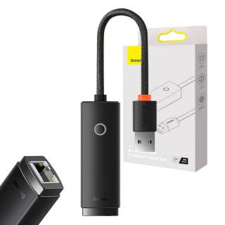 Sieťový adaptér z USB na RJ45 série Baseus Lite, 100 Mb/s (čierny)